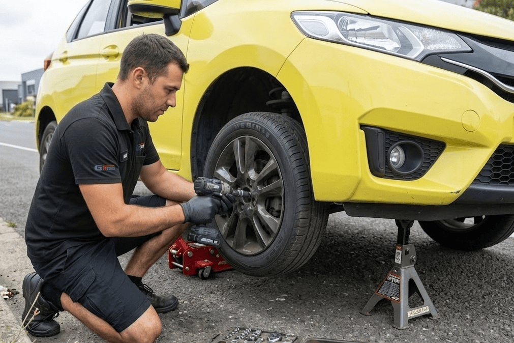 Locking wheel nut removal service